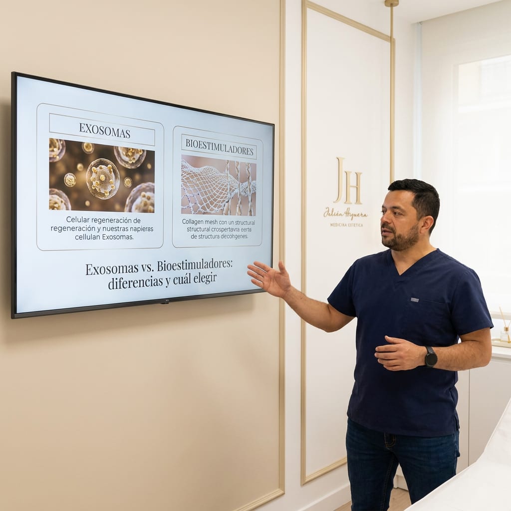 Exosomas vs. Bioestimuladores: diferencias y cuál elegir